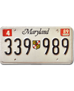 Americká SPZ Maryland Shield 339 989