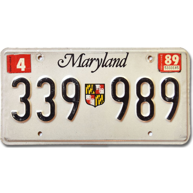 Americká SPZ Maryland Shield 339 989
