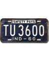 Americká SPZ Indiana 1960 Safety Pays TU 3600