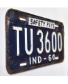 Americká SPZ Indiana 1960 Safety Pays TU 3600