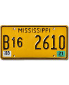 Americká SPZ Mississippi Heavy Truck B16-2610