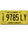 Americká SPZ Illinois 2017 Livery 9785LY
