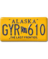Americká SPZ Alaska Last Frontier GYR 610