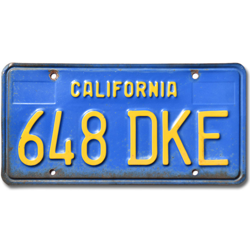 Americká SPZ California Blue 648 DKE