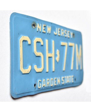 Americká SPZ New Jersey Garden State Blue CSH-77M