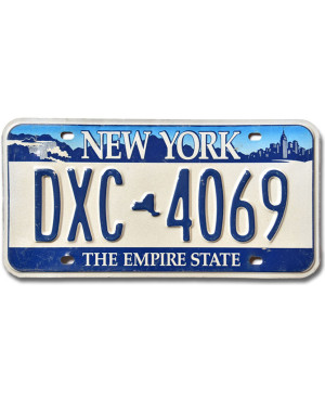 Americká SPZ New York Empire State DXC-4069