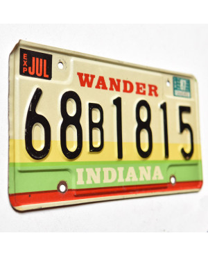 Americká SPZ Indiana 1987 Wander 68B1815