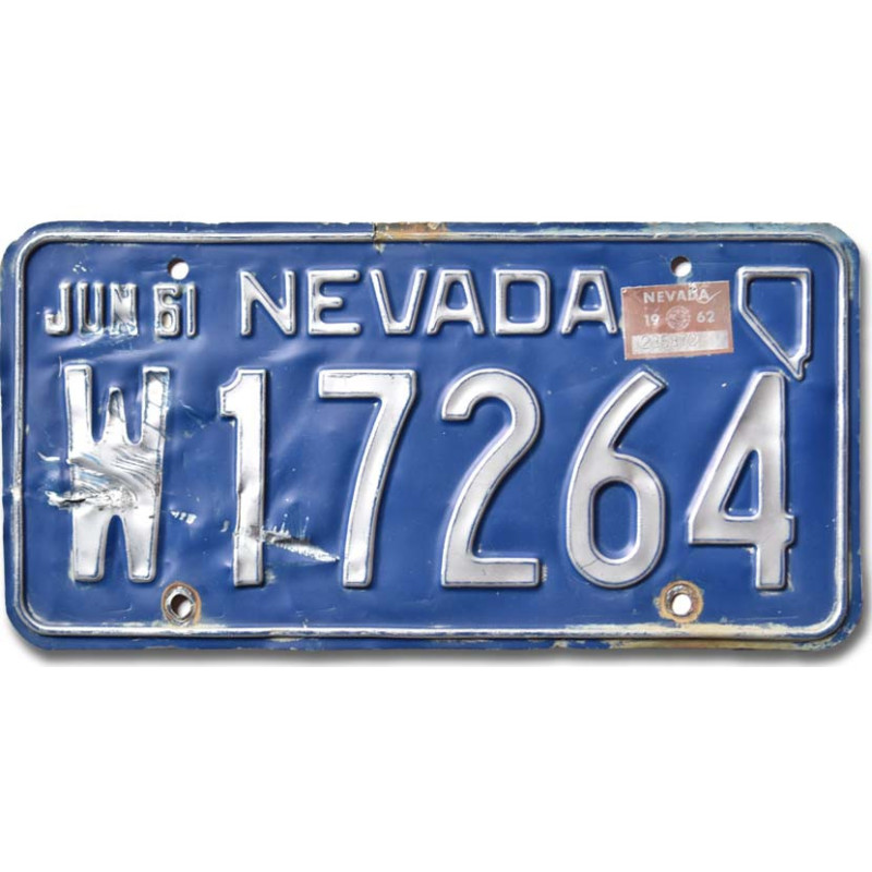 Americká SPZ Nevada 1961 Blue W17264