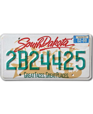 Americká SPZ South Dakota Great Faces