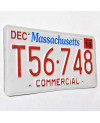 Americká SPZ Massachusetts Commercial T56-748