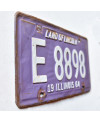 Americká SPZ Illinois 1964 Purple E 8898