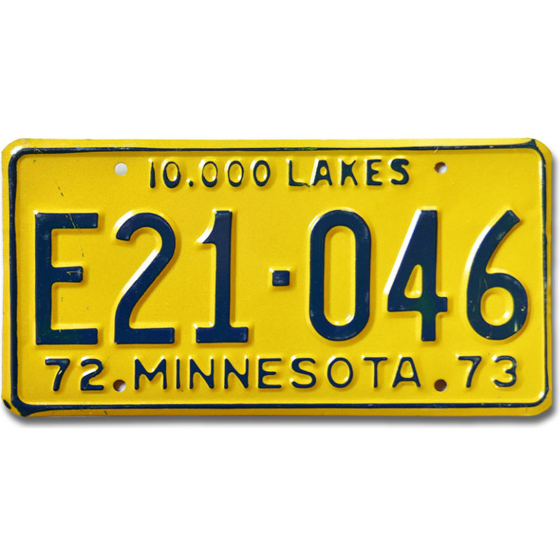 Americká SPZ Minnesota 1972 Truck E21-046