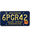 Americká SPZ Michigan Water Wonderland 6PGR42