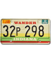 Americká SPZ Indiana 1987 Wander 32P298