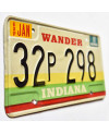 Americká SPZ Indiana 1987 Wander 32P298