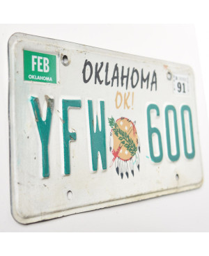 Americká SPZ Oklahoma OK