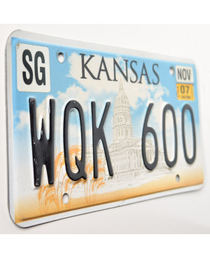 Americká SPZ Kansas Capitol
