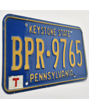 Americká SPZ Pennsylvania Keystone BPR-9765