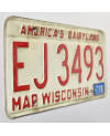 Americká SPZ Wisconsin 1978 Dairyland EJ 3493
