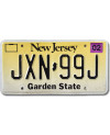Americká SPZ New Jersey Garden State JNX-99J