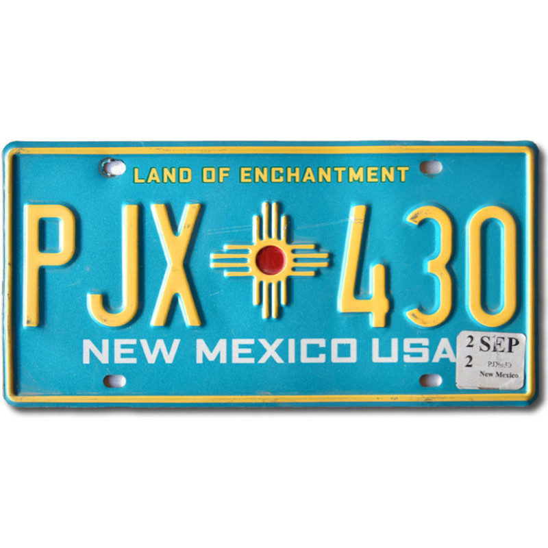 Americká SPZ New Mexico Blue PJX 430