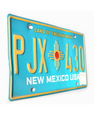 Americká SPZ New Mexico Blue PJX 430
