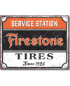 Plechová cedule Firestone Service 40 cm x 32 cm