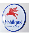 Plechová cedule Mobilgas Pegasus round 30 cm