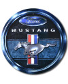 Plechová cedule Ford Mustang Blue 30 cm