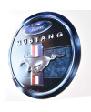 Plechová cedule Ford Mustang Blue 30 cm
