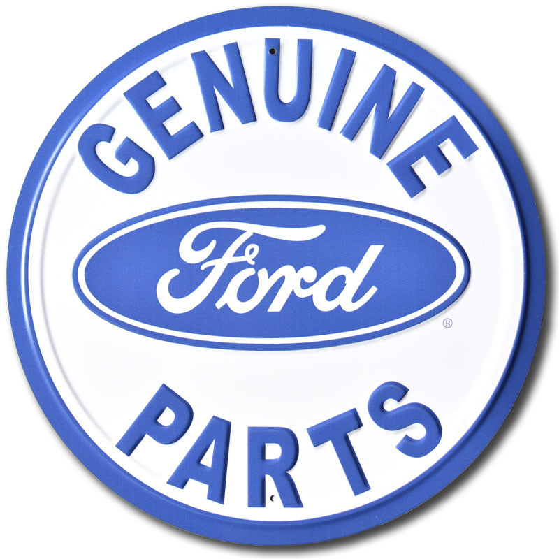 Plechová cedule Ford Genuine Parts 30 cm