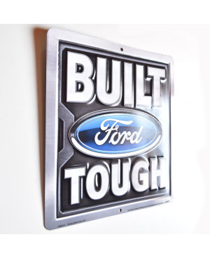 Plechová cedule Ford Built Tough 30 cm x 29 cm