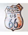Plechová cedule Route 66 Rusty 30 cm x 30 cm