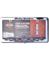 Rámeček na americké SPZ Harley Davidson chrom ocel