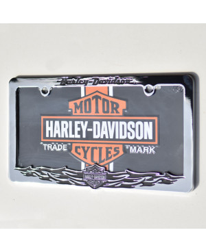 Rámeček na americké SPZ Harley Davidson chrom ocel