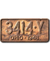 Americká SPZ Ohio 1948 Yellow 3114-Y