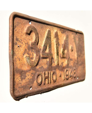 Americká SPZ Ohio 1948 Yellow 3114-Y