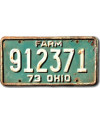 Americká SPZ Ohio 1973 Green Farm 912371