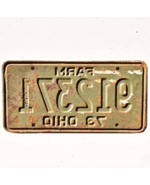 Americká SPZ Ohio 1973 Green Farm 912371