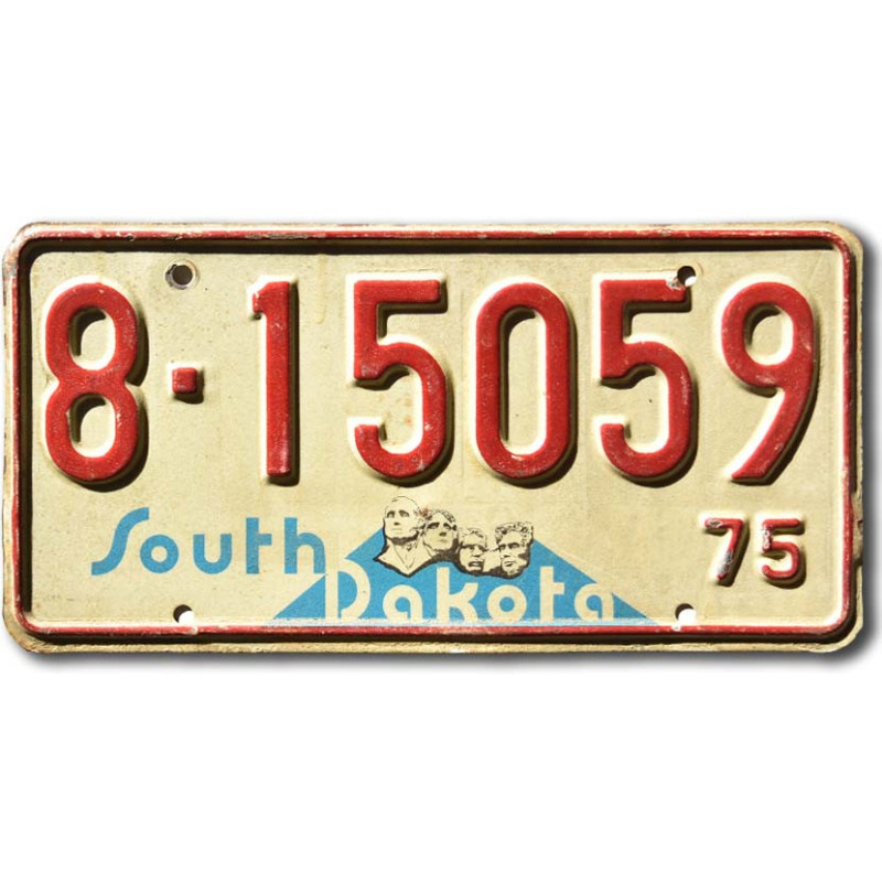 Americká SPZ South Dakota 1975 Mount Rushmore 8-15059