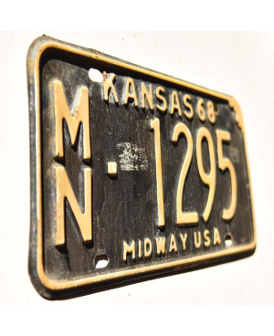 Americká SPZ Kansas 1968 Midway MN-1295