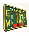 Americká SPZ Kansas 1973 Green Truck EW 1036