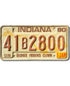 Americká SPZ Indiana 1980 George Rogers Clark 41B2800