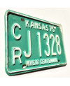Americká SPZ Kansas 1975 Green CRJ 1328