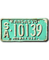 Americká SPZ Kansas 1970 Midway Green SA-10139