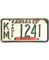 Americká SPZ Kansas 1963 Truck KM-1241