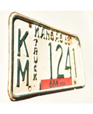 Americká SPZ Kansas 1963 Truck KM-1241