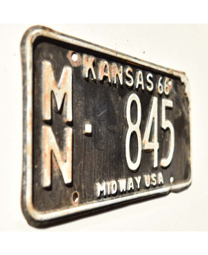 Americká SPZ Kansas 1966 Midway MN 845