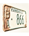 Americká SPZ Kansas 1963 White BA-866