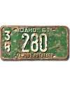 Americká SPZ Idaho 1961 Famous Potatoes 3B 280